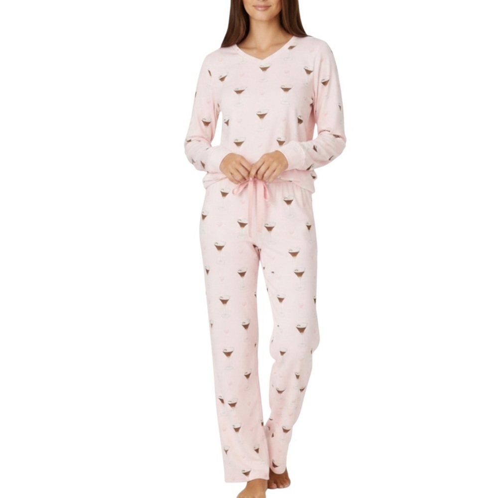 PJ Salvage Pajama Set Cloud Jersey Sleep Lounge Top Bottom
